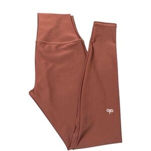 ALO soft terracota airlift 7/8 high waisted legging